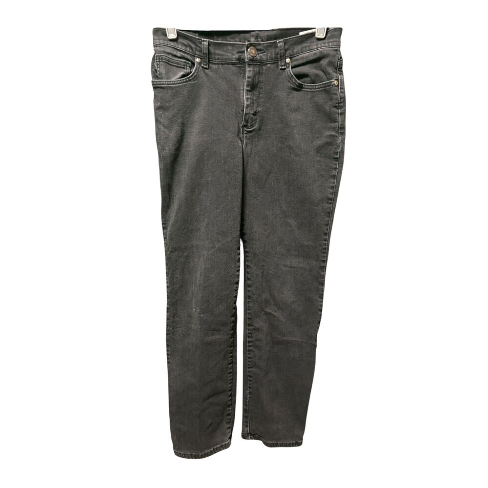 Lee Black Straight Leg Jeans - Size 8